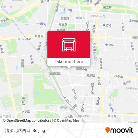 清源北路西口 map