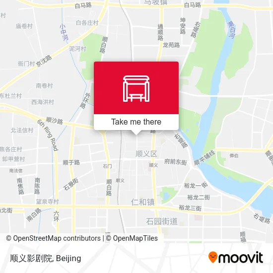 顺义影剧院 map