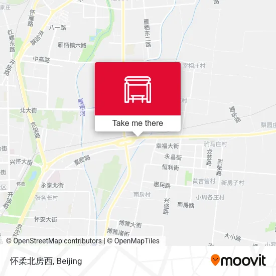 怀柔北房西 map