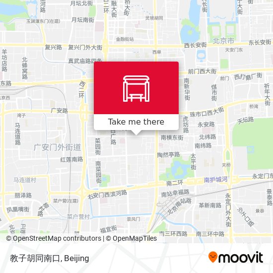教子胡同南口 map
