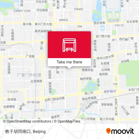 教子胡同南口 map
