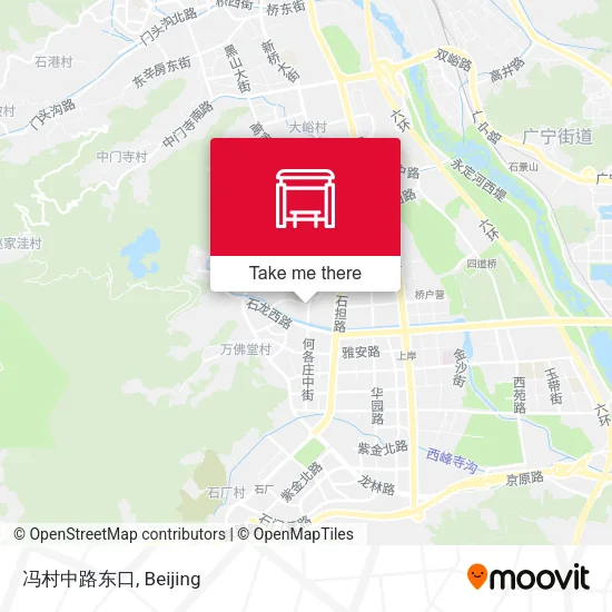 冯村中路东口 map