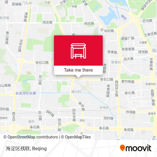 海淀区残联 map