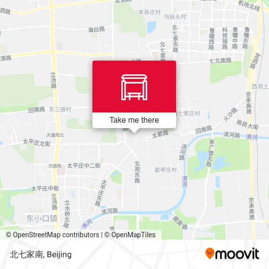 北七家南 map