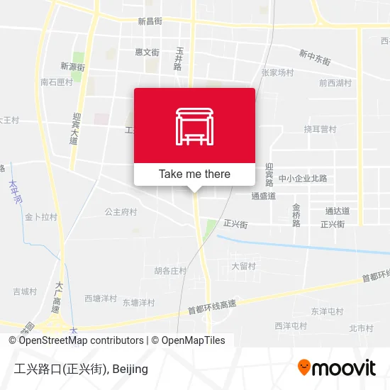 工兴路口(正兴街) map