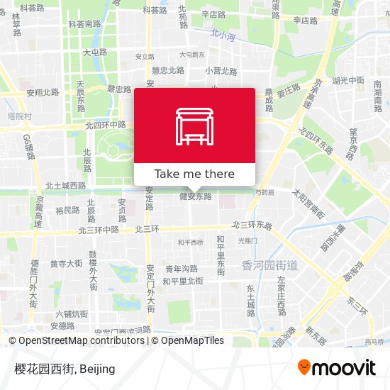 樱花园西街 map