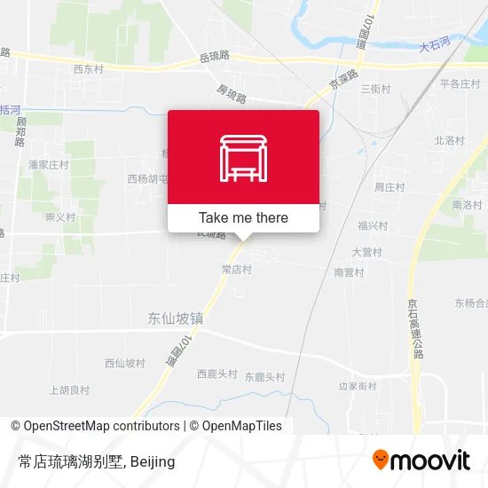 常店琉璃湖别墅 map