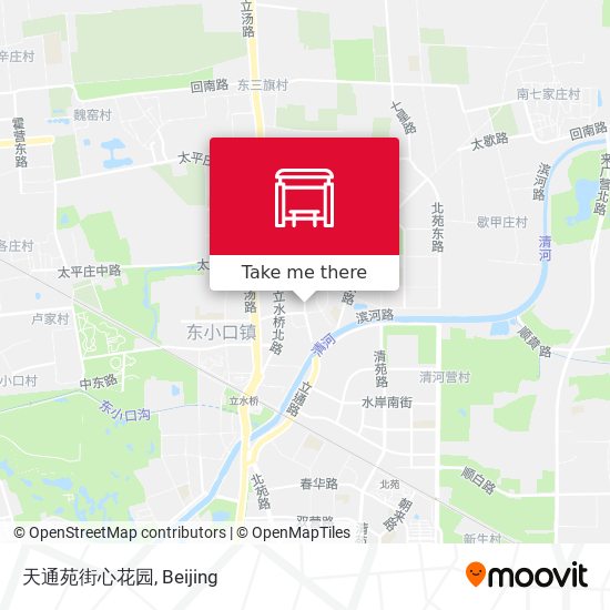 天通苑街心花园 map