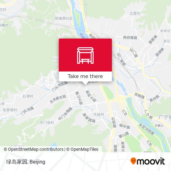 绿岛家园 map