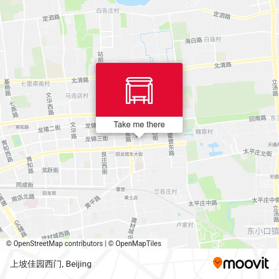上坡佳园西门 map