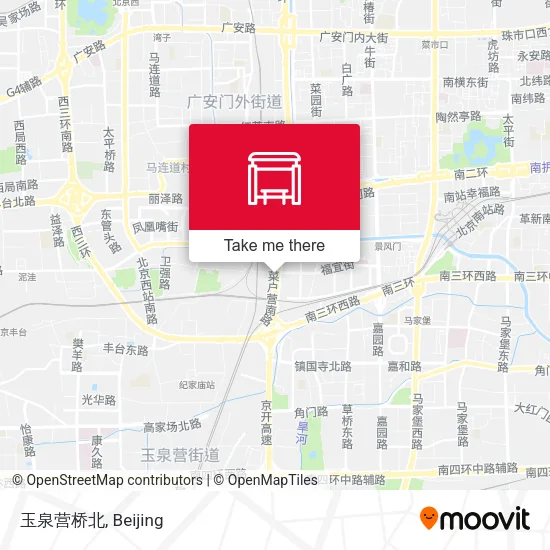 玉泉营桥北 map