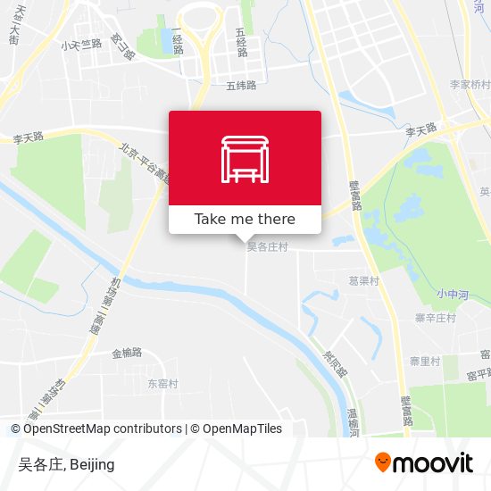 吴各庄 map