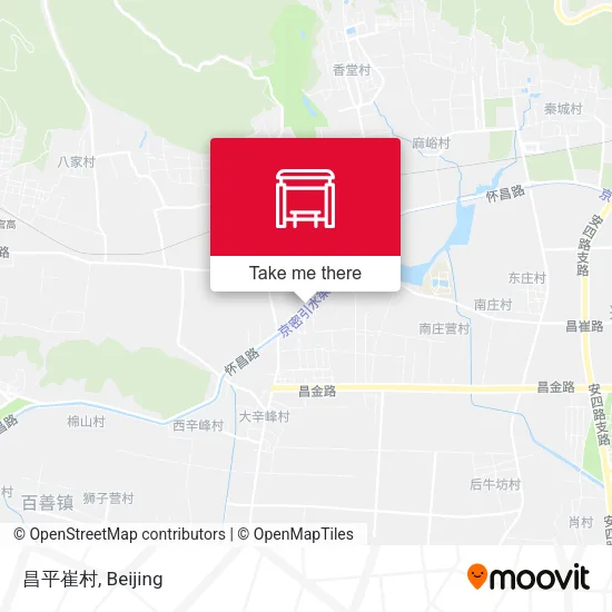 昌平崔村 map