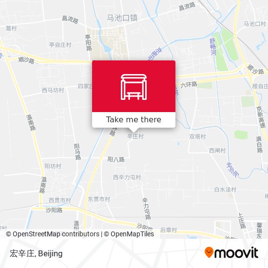 宏辛庄 map