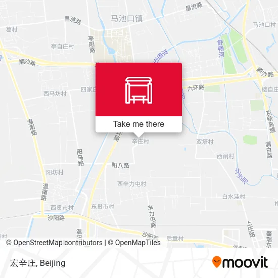 宏辛庄 map