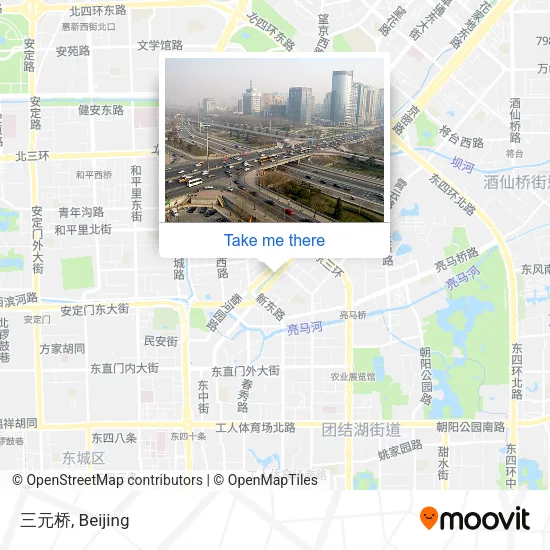 三元桥 map