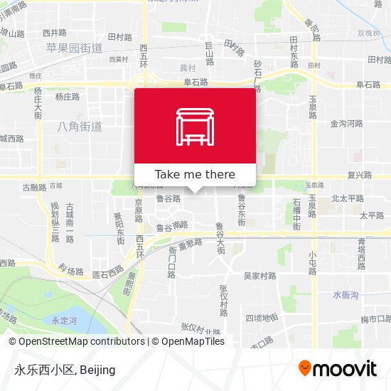 永乐西小区 map