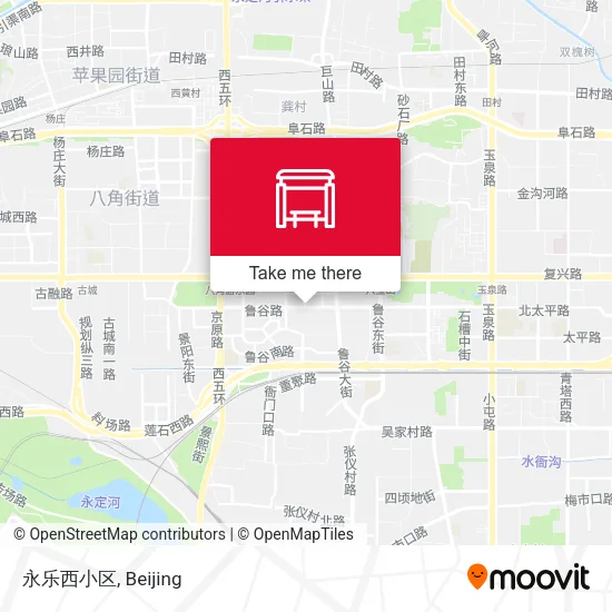 永乐西小区 map