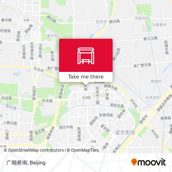 广顺桥南 map
