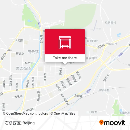 石桥西区 map
