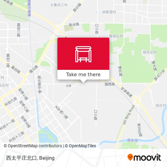 西太平庄北口 map