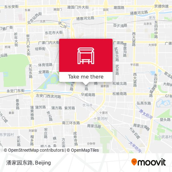 潘家园东路 map