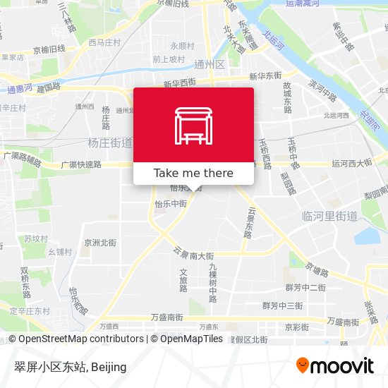 翠屏小区东站 map