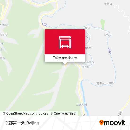 京都第一瀑 map