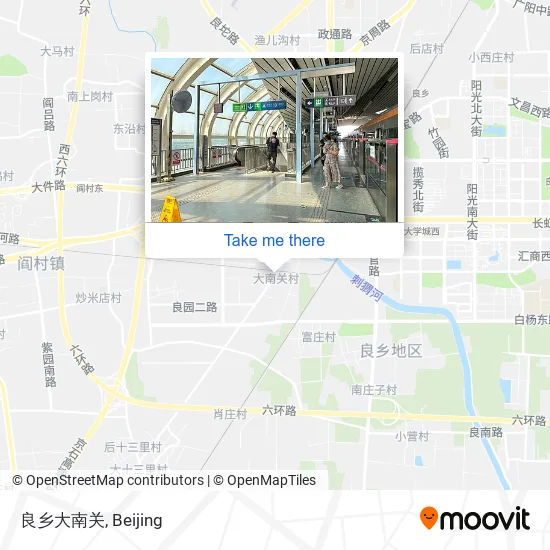 良乡大南关 map