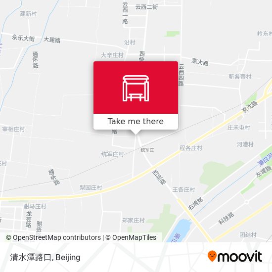 清水潭路口 map