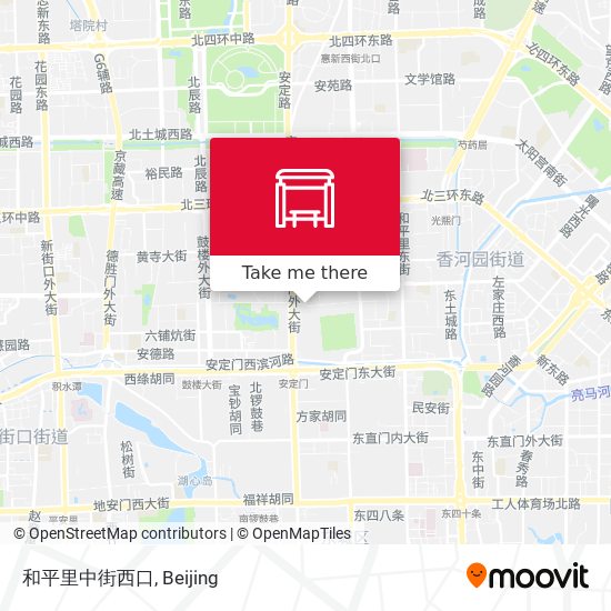和平里中街西口 map