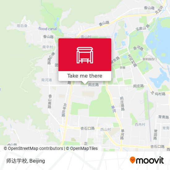 师达学校 map