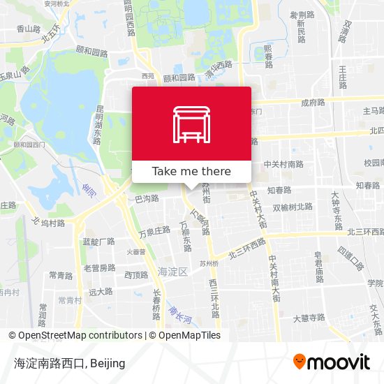 海淀南路西口 map