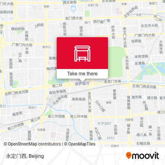 永定门西 map