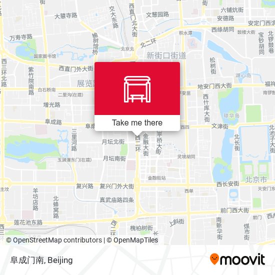 阜成门南 map
