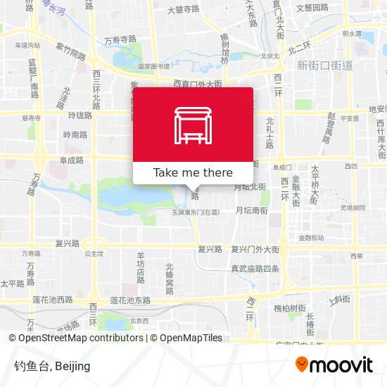 钓鱼台 map