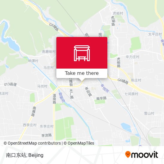 南口东站 map