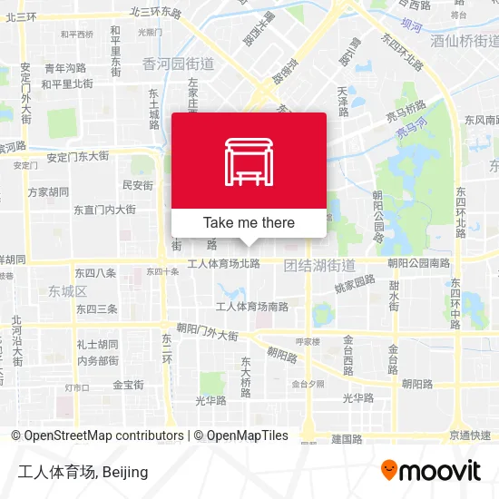 工人体育场 map