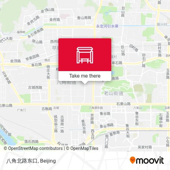 八角北路东口 map
