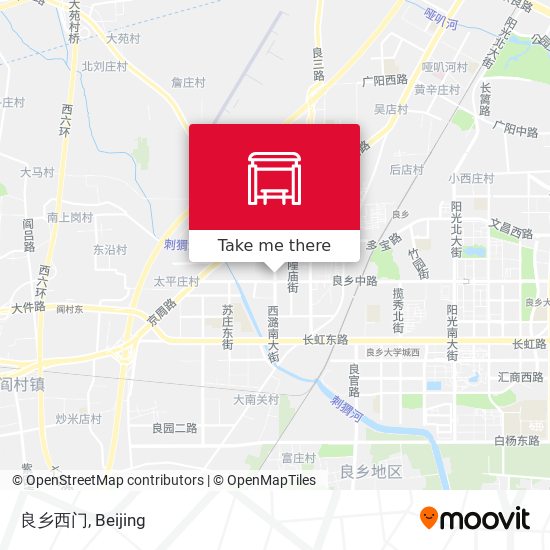 良乡西门 map