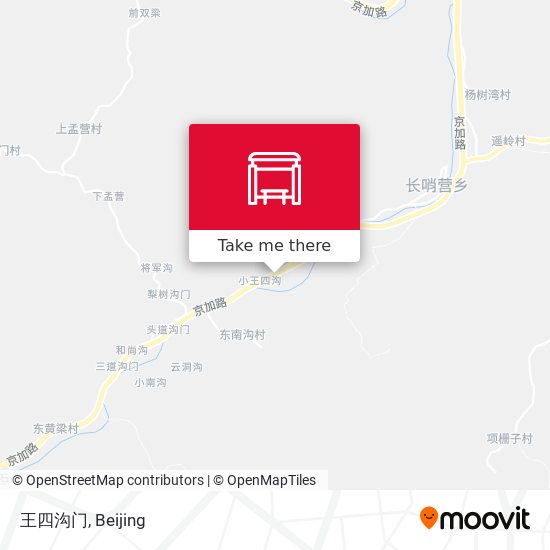 王四沟门 map