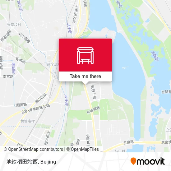 地铁稻田站西 map