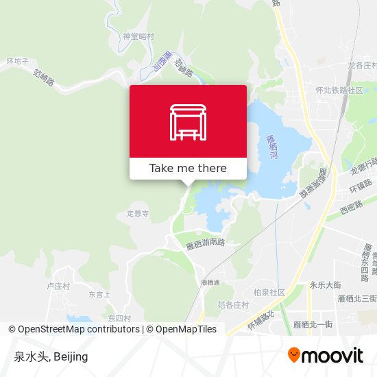 泉水头 map