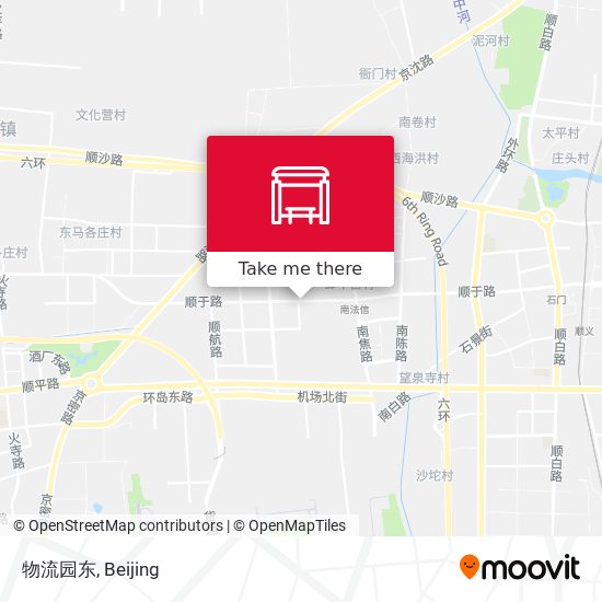 物流园东 map