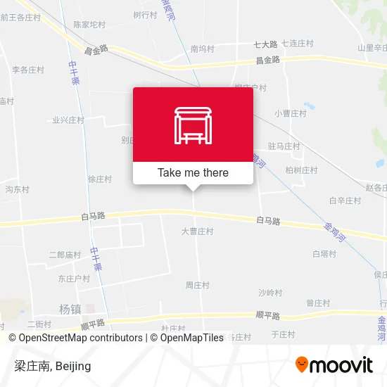 梁庄南 map