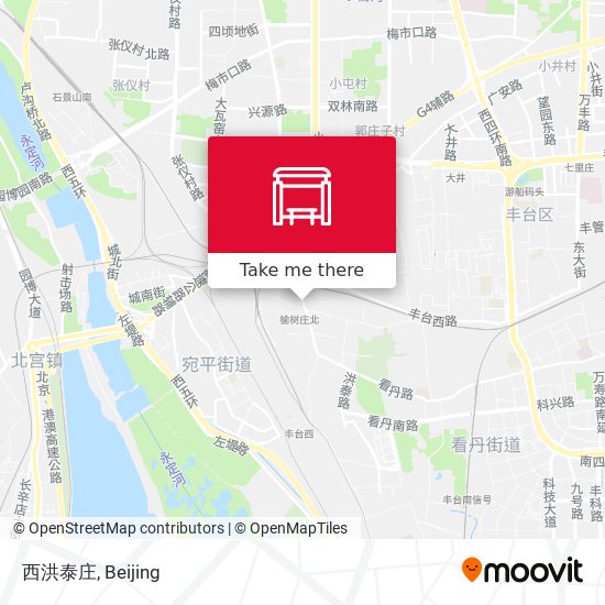 西洪泰庄 map