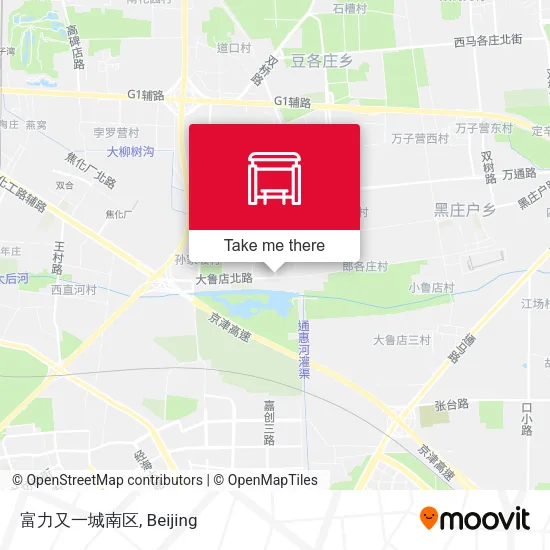 富力又一城南区 map