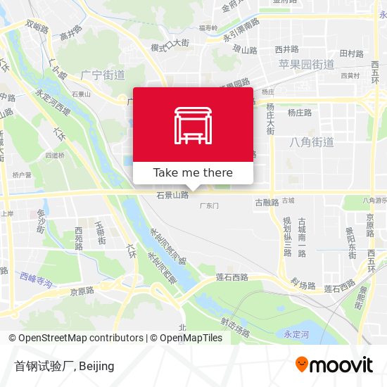 首钢试验厂 map