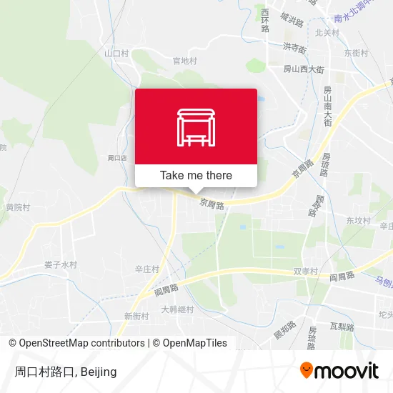 周口村路口 map
