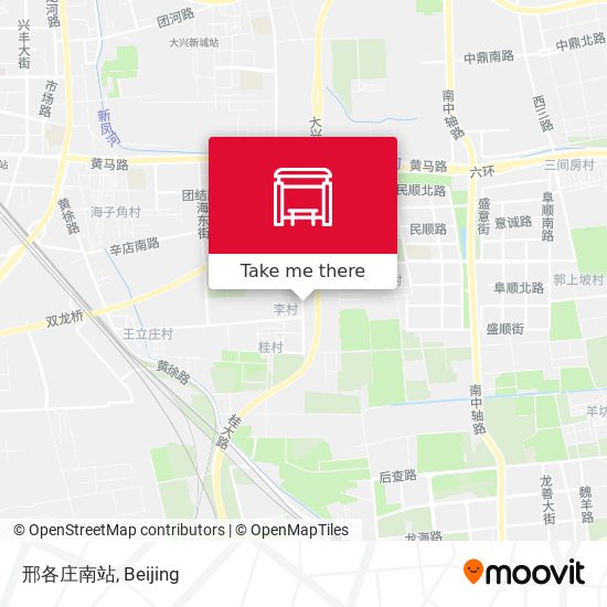 邢各庄南站 map
